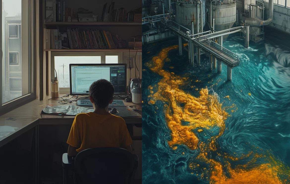 Illustration of the risks of connecting digital controls with physical infrastructure.